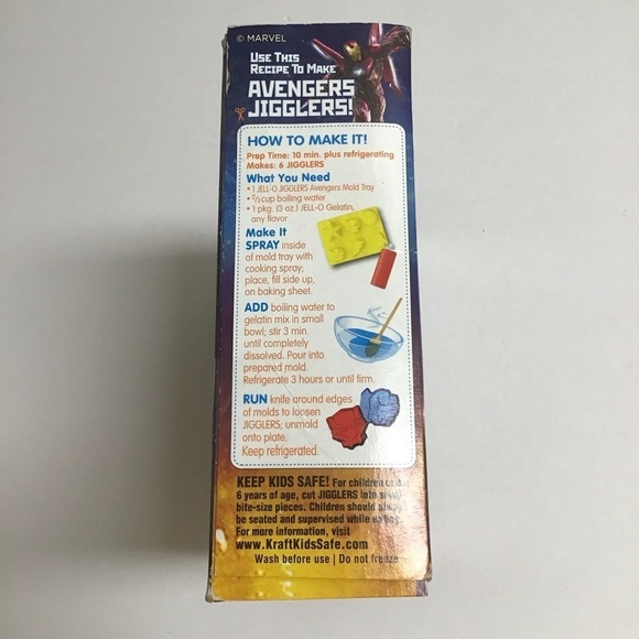 Marvel Avengers Jello Jigglers Molds Kit 12 Jello Shots Bar NO JELLO NEW 2020 - Picture 4 of 9